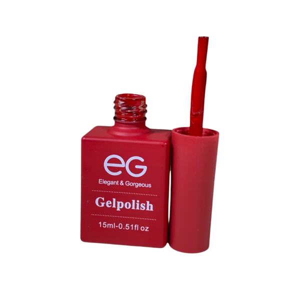 EG Elegant and Gorgeous Gel Nail Polish | Red 021 | 0.5oz