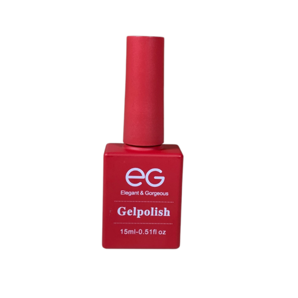 EG Elegant and Gorgeous Gel Nail Polish | Red 070 | 0.5oz - Image 2