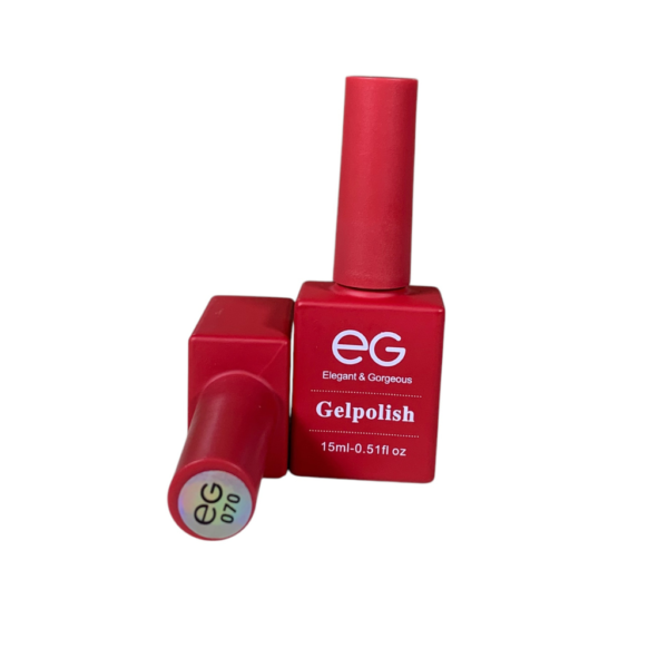 EG Elegant and Gorgeous Gel Nail Polish | Red 070 | 0.5oz