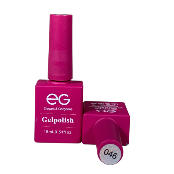 EG Elegant and Gorgeous Gel Nail Polish | Fuchsia Pink 046 | 0.5oz