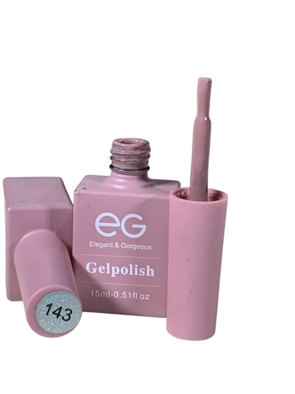 EG Elegant and Gorgeous Gel Nail Polish | Nude 143 | 0.5oz - Image 2
