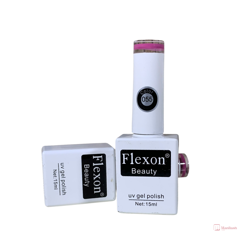 Flexon Beauty Gel Nail Polish | Purple 055 | 0.5oz