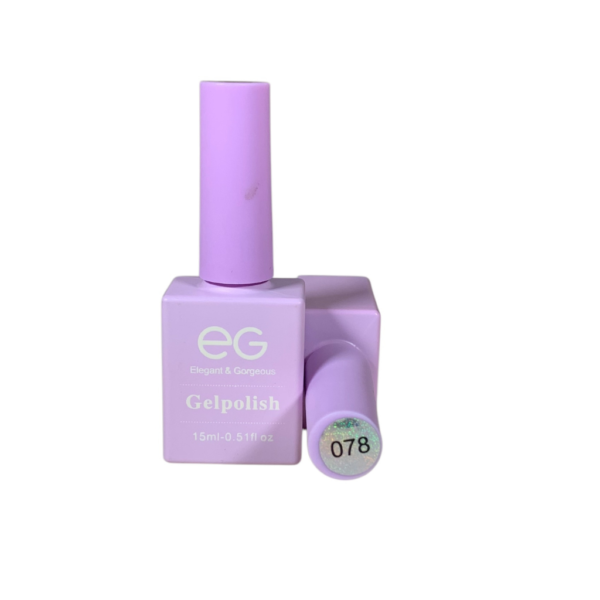 EG Elegant and Gorgeous Gel Nail Polish | Light Purple 078 | 0.5oz