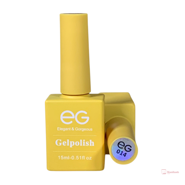 EG Elegant and Gorgeous Gel Nail Polish | Yellow 014 | 0.5oz