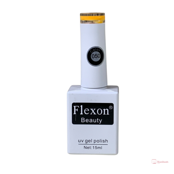 Flexon Beauty Gel Nail Polish | Yellow 050 | 0.5oz - Image 2