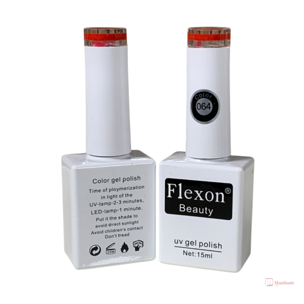 Flexon Beauty Gel Nail Polish |Burgundy 064 | 0.5oz