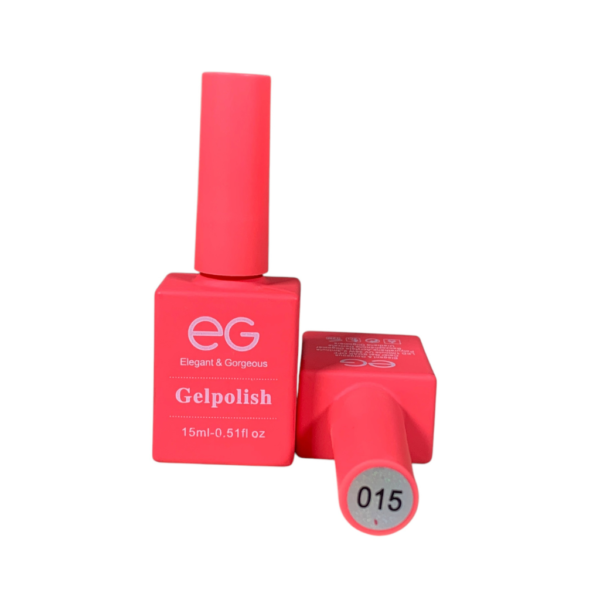 EG Elegant and Gorgeous Gel Nail Polish | Coral Pink 015 | 0.5oz