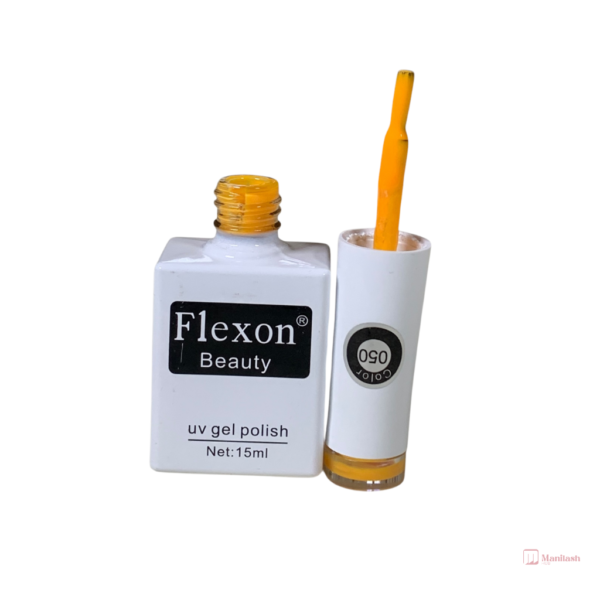 Flexon Beauty Gel Nail Polish | Yellow 050 | 0.5oz
