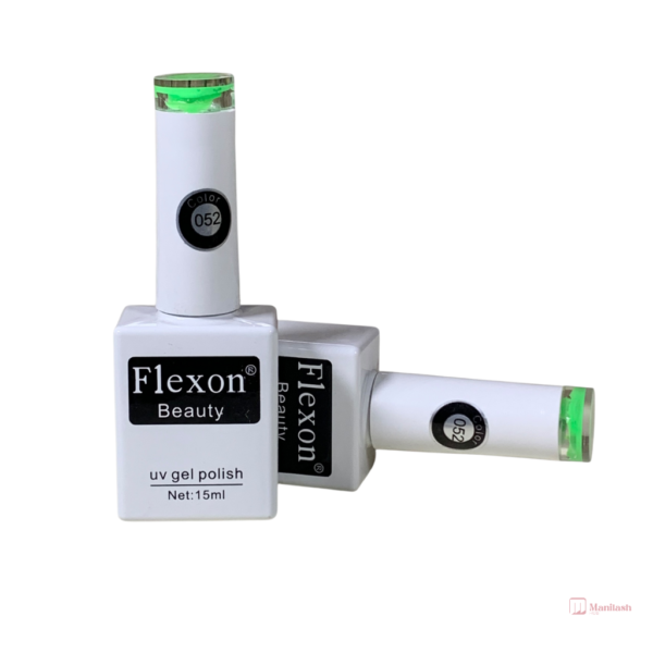 Flexon Beauty Gel Nail Polish | Green 052 | 0.5oz