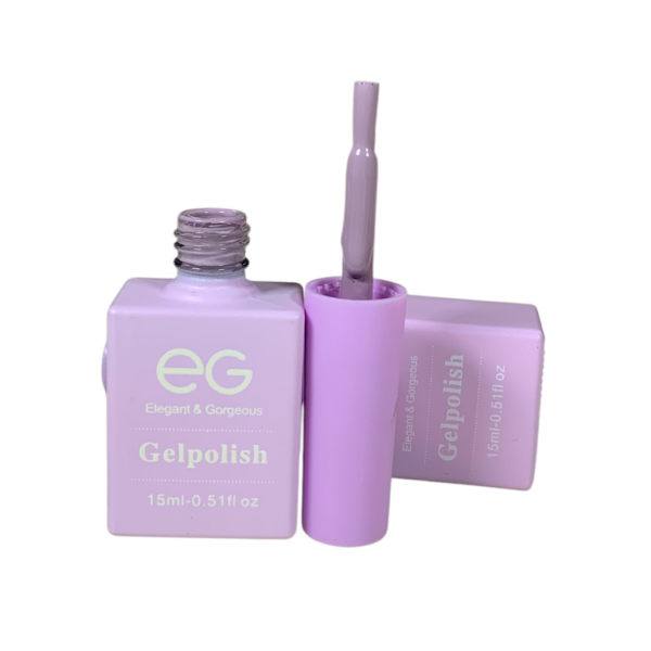 EG Elegant and Gorgeous Gel Nail Polish | Light Purple 078 | 0.5oz - Image 2