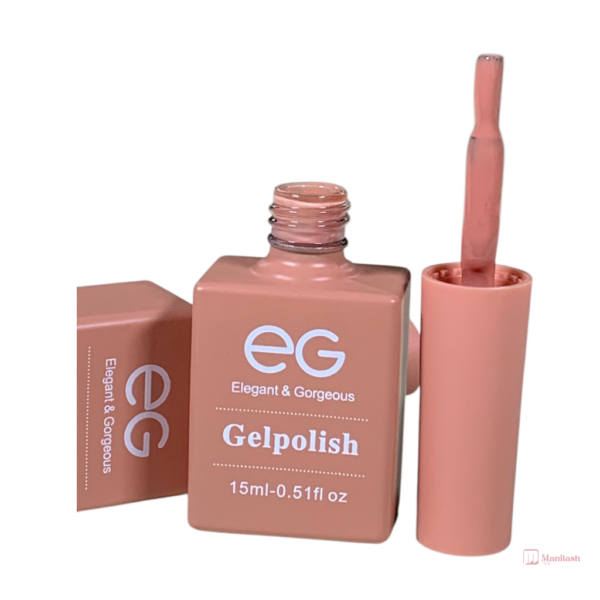 EG Elegant and Gorgeous Gel Nail Polish | Peach 080 | 0.5oz - Image 3