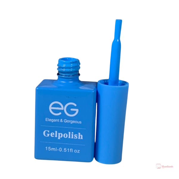 EG Elegant and Gorgeous Gel Nail Polish | Sky Blue 129 | 0.5oz - Image 2