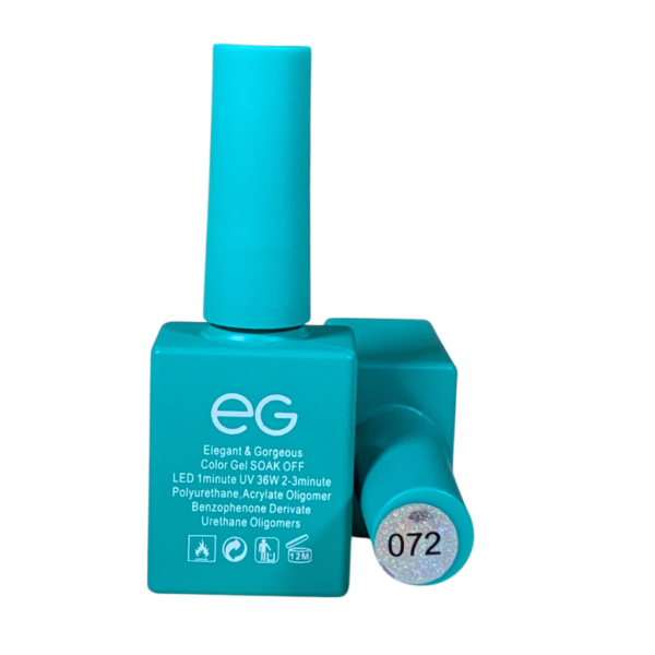 EG Elegant and Gorgeous Gel Nail Polish | Teal 072 | 0.5oz - Image 2