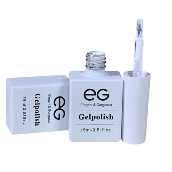 EG Elegant and Gorgeous Gel Nail Polish | White 002 | 0.5oz - Image 2