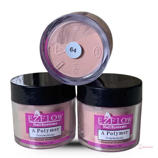 EzFlow A Polymer Acrylic Nail Powder | Truly Multicolor | 1oz - Image 2