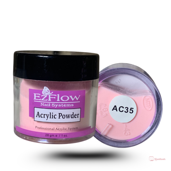 EZ Flow Ultrafine Acrylic Nail Powder | Pink | 1oz - Image 2