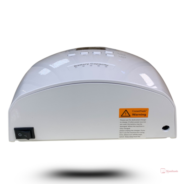 Rechargeable UV Nail Lamp | Nail Dryer | off white - Image 2