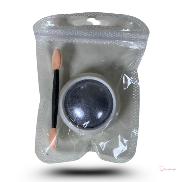 Mirror Chrome Nail Powder | Pigment for brilliant Shine effect -Black