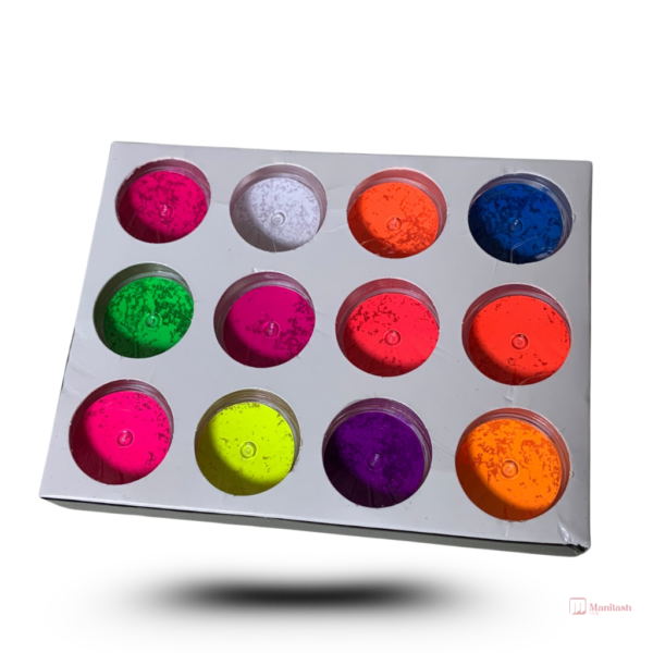 Jiakou Organic Nail Art Pigment Powder | Set of 12 Colors - Image 3