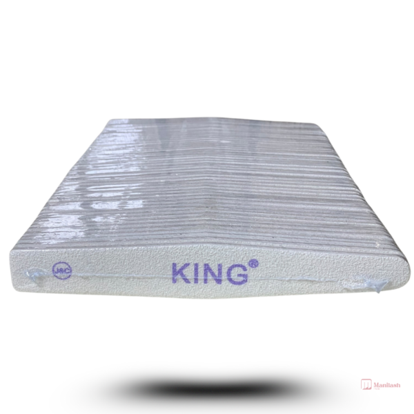 King Professional Nail File - Diamond Shape | 180/180 Grit | Half Pack - Image 2