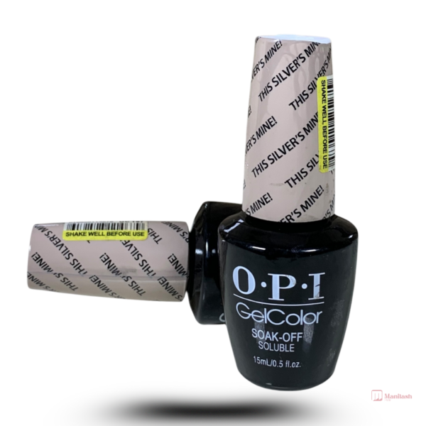 OPI GelColor Soak-Off Gel Polish | This silver's mine | 0.5oz