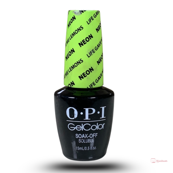 O.P.I Gel colour soak off soluble | Lemon | 0.5oz