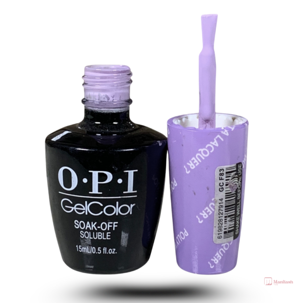 O.P.I Gel colour soak off soluble | Light Purple | 0.5oz - Image 2