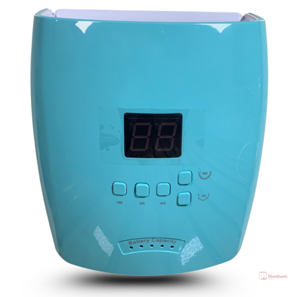 Rechargeable UV Nail Lamp | Nail Dryer | Teal color - Image 3