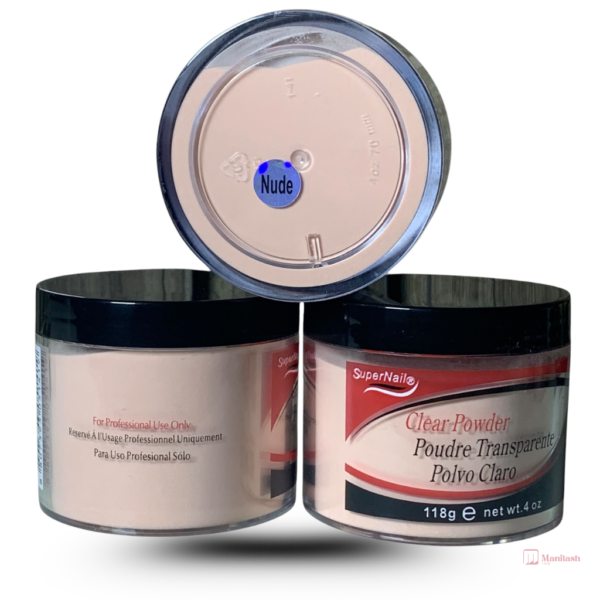 SuperNail cover Acrylic Nail Powder | Nude | 4oz - Image 2