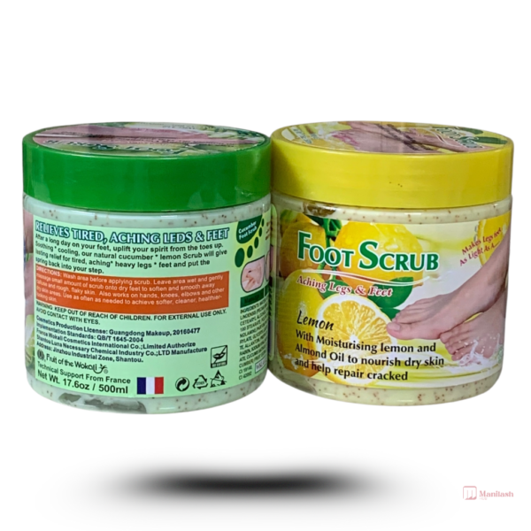 Wokali Footscrub for aching legs and feet | Lemon | Each - Image 3