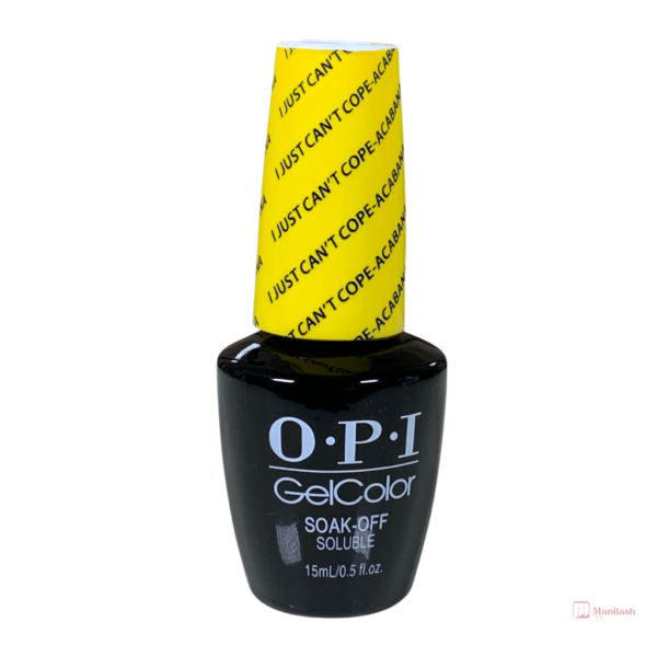 O.P.I Gel colour soak off soluble | Yellow | 0.5oz