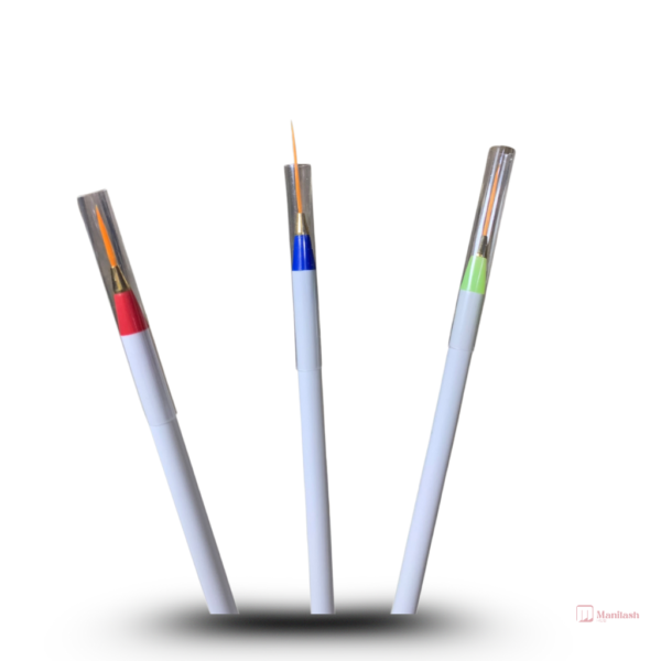 3-in-1 Nail Art Brush Set - Image 2