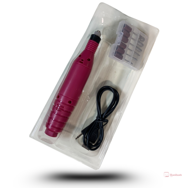 Power bank Rotary detail Nail Drill Carver l Red - Image 2